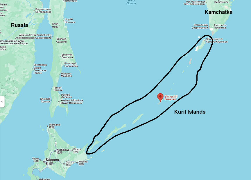 map of volcano's location